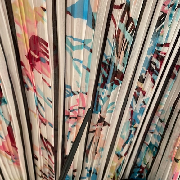 BCBGMaxAzria mixed print pleated fit and flare dress. small. - Picture 14 of 17